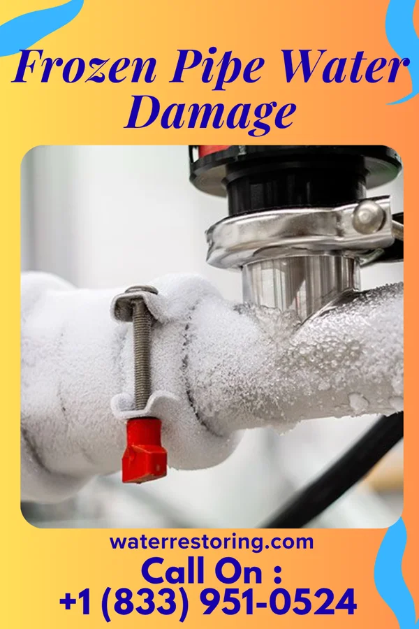 Frozen Pipe Water Damage in Aurora, IN